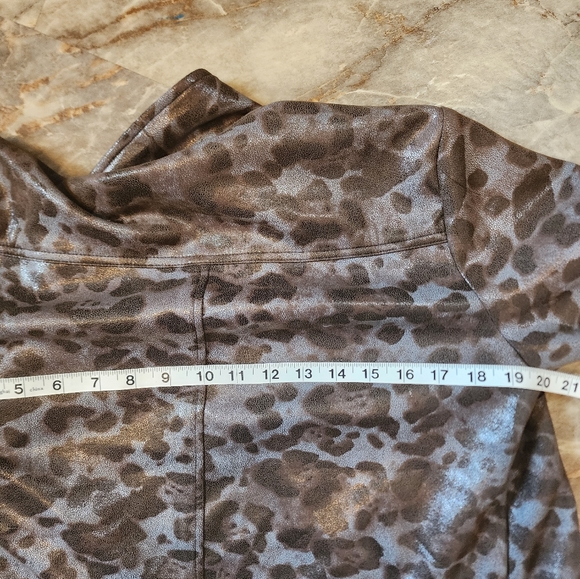 Mystree EUC animal print jacket S lightweight soft - Picture 8 of 9